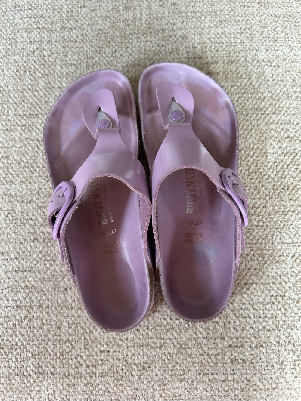 Birkenstock Lilac Gizeh Thong Sandals - Women's